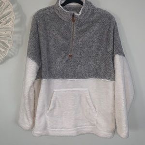 Gray Fleece pullover